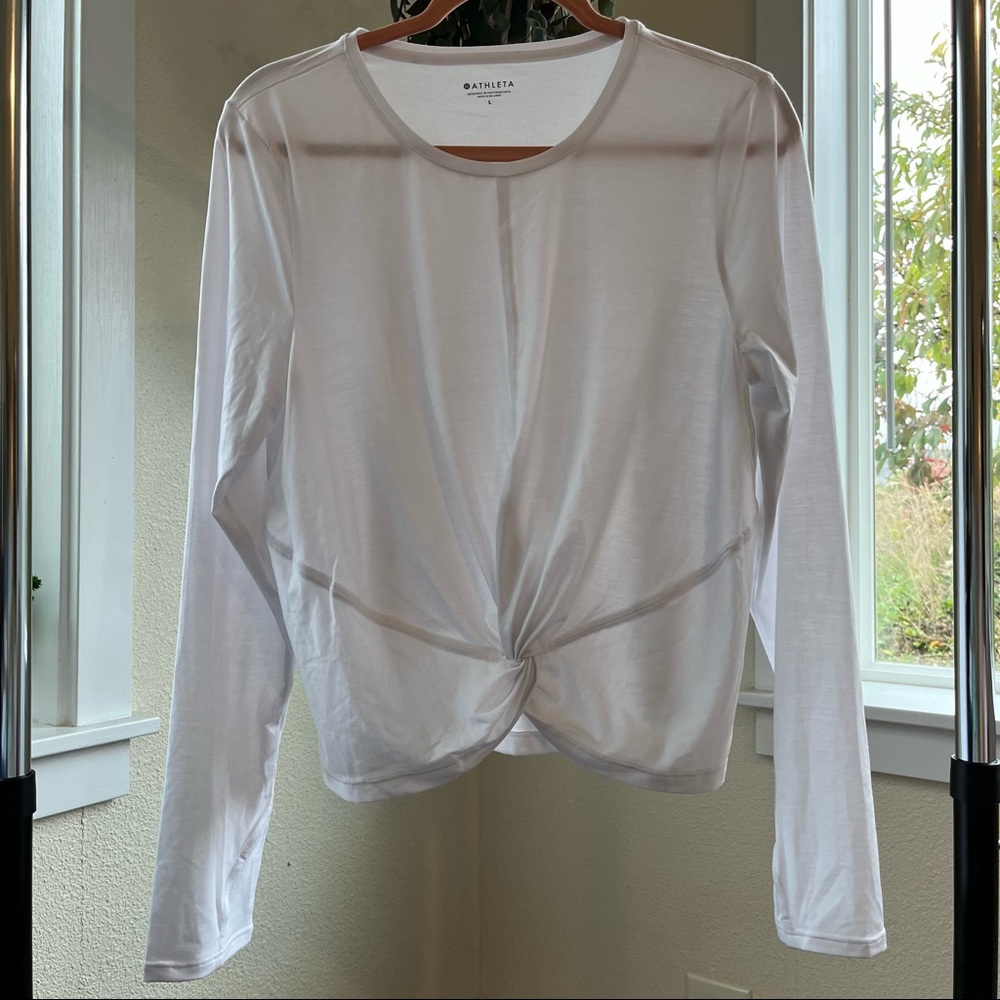athleta long sleeve womens top B2-54